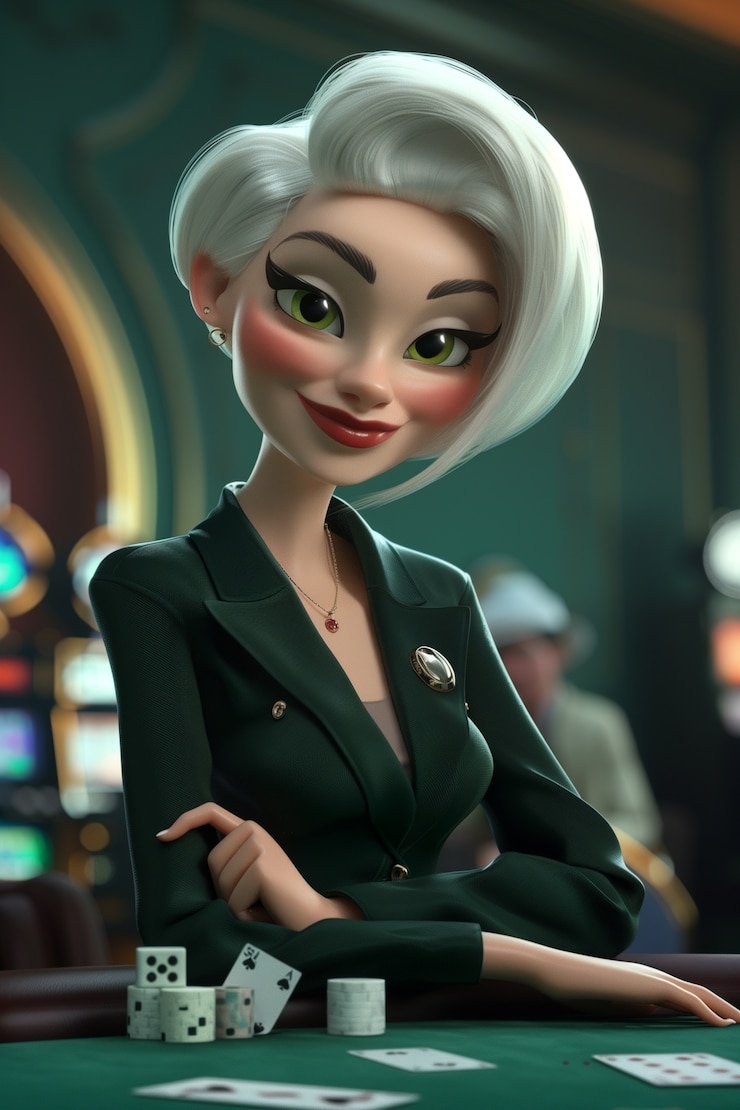 Tampilan antarmuka permainan kasino langsung indogame dengan meja roulette dan blackjack